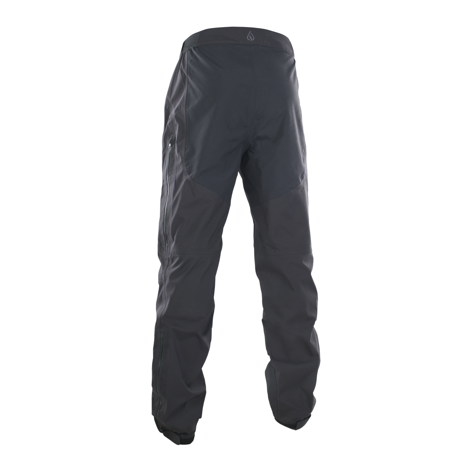 ION Bike Shelter 3L unisex MTB waterproof pants in charcoal black for mountain biking