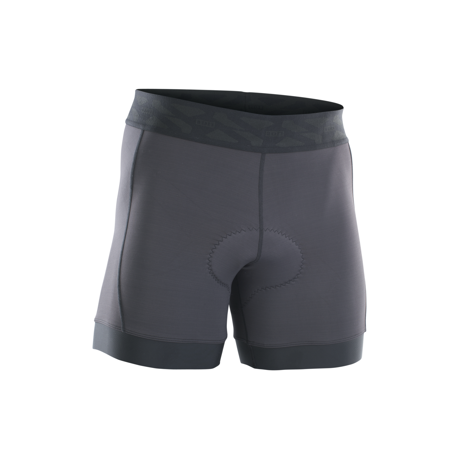 ION Bike Baselayer In-Shorts homme cuissard intérieur vélo en gris anthracite avec chamois intégré