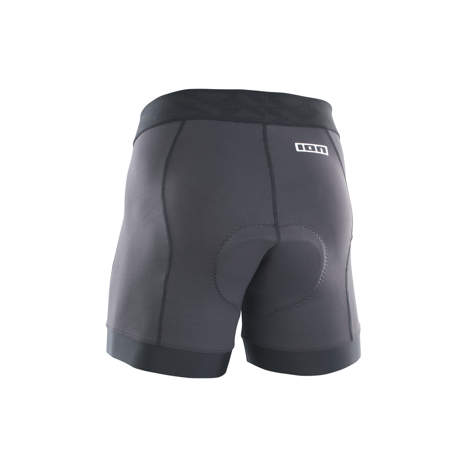 ION Bike Baselayer In-Shorts cuissard intérieur vélo avec pad chamois en gris foncé, vue arrière