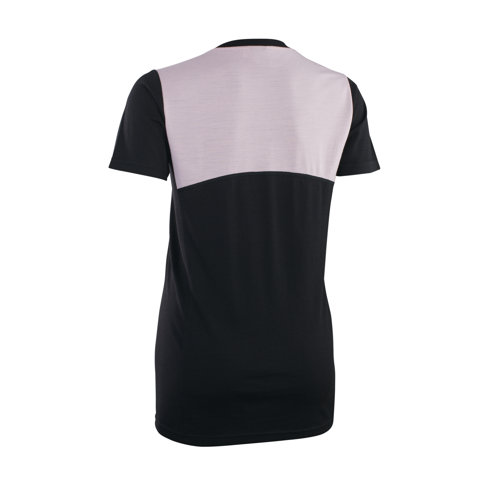 ION Bike Baselayer Tee SS Merino Damen Kurzarm-Unterhemd in schwarz und hellem malve