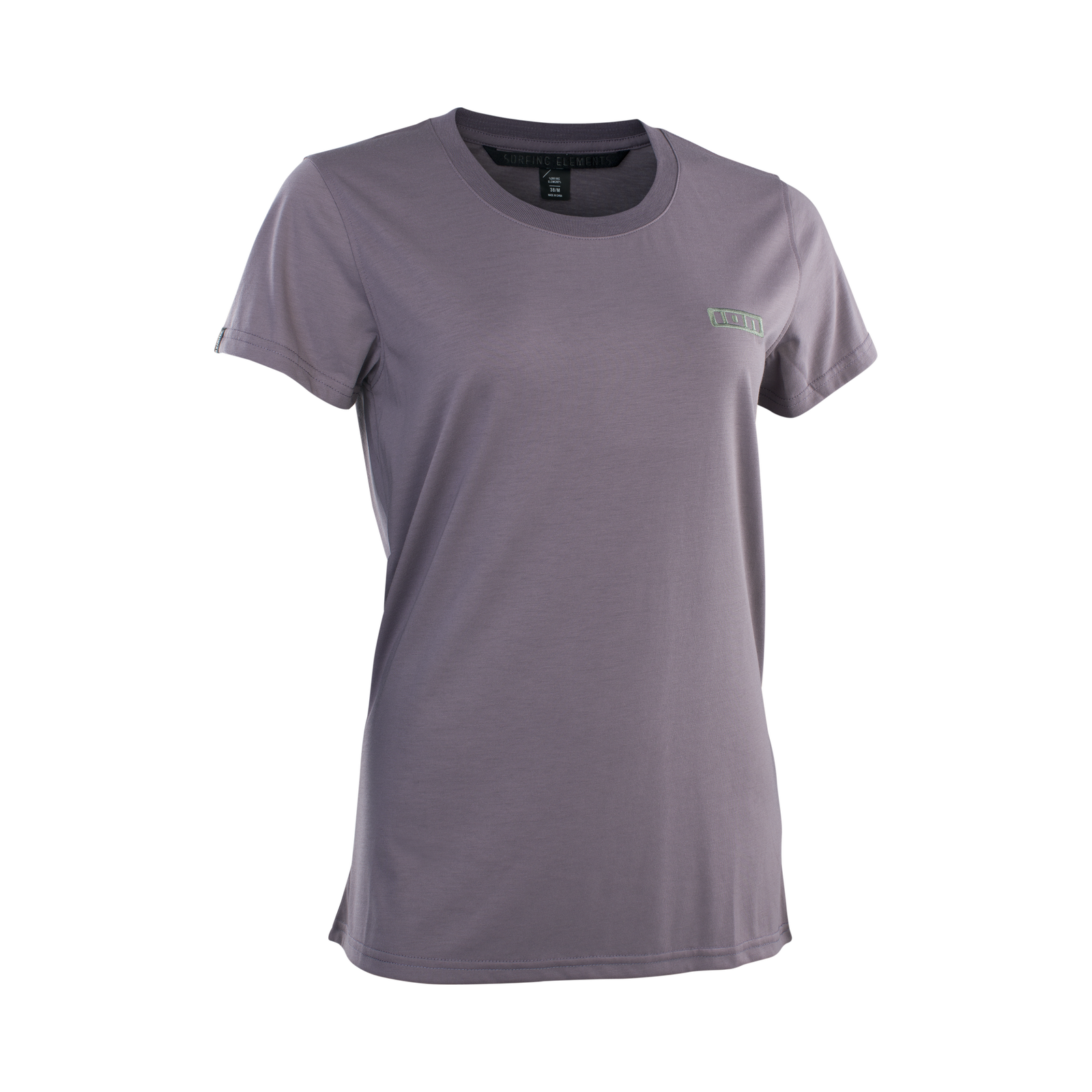 ION Bike S_Logo Damen Radtrikot Kurzarm in mauve-grau für Mountainbiking