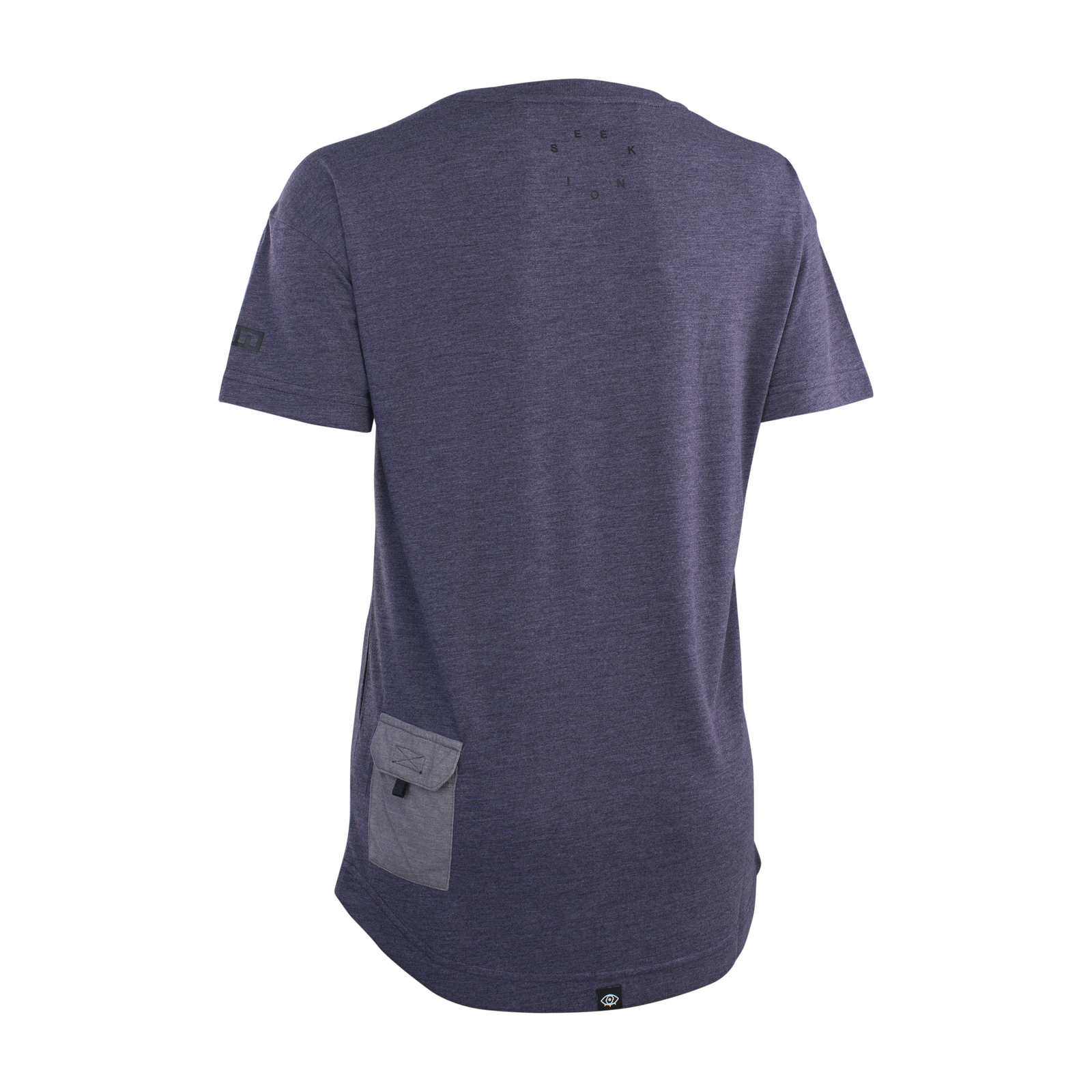 ION Bike Seek Amp SS Damen Cycling-Jersey in dunkelindigo für Mountainbiking Rückenansicht