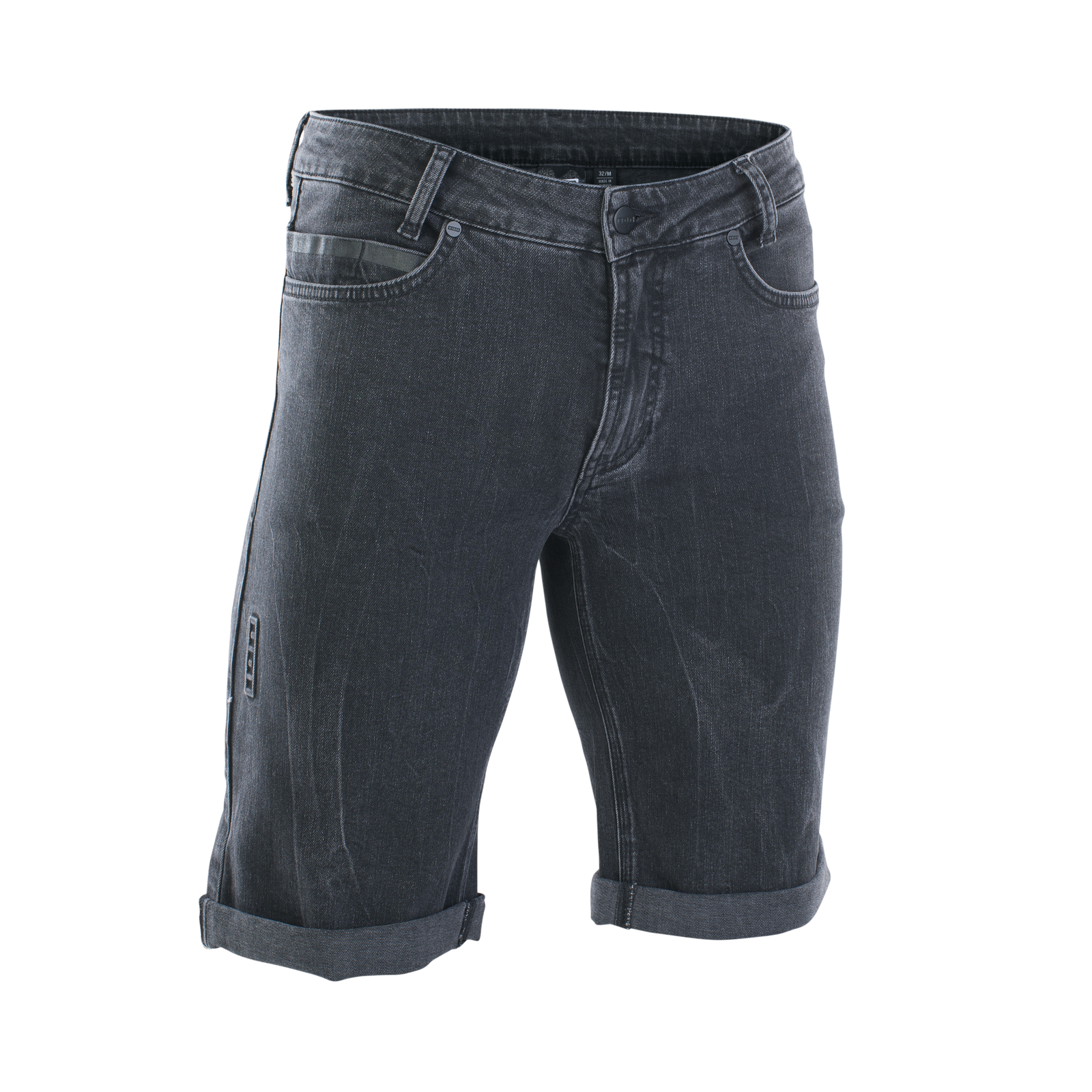 ION Bike Seek cycling shorts in charcoal grey for mountain biking and urban cycling