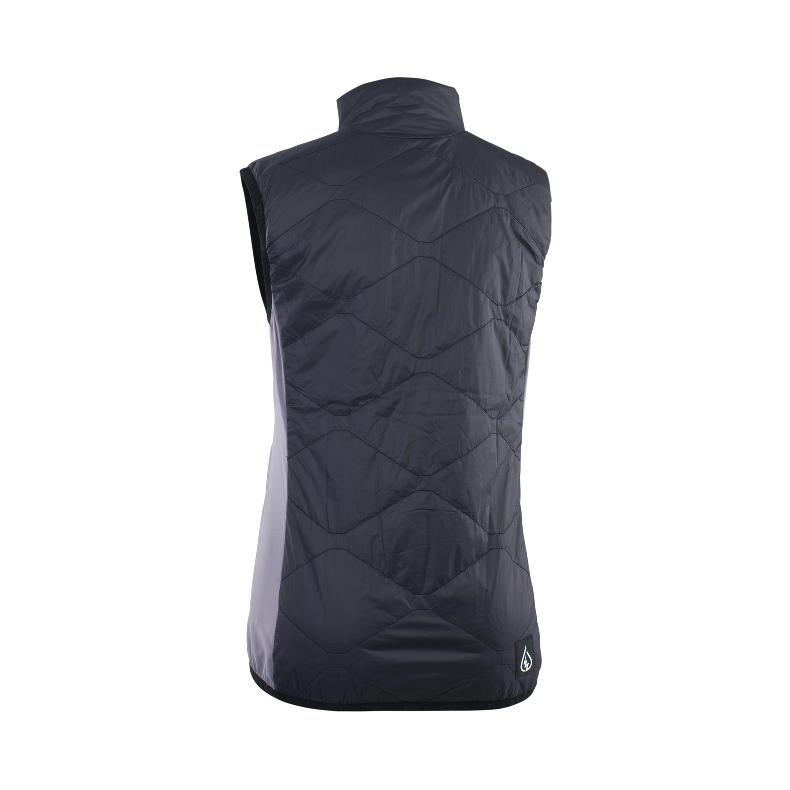 Gilet ciclismo ION Shelter Hybrid Padded donna in nero per mountain bike – vista posteriore