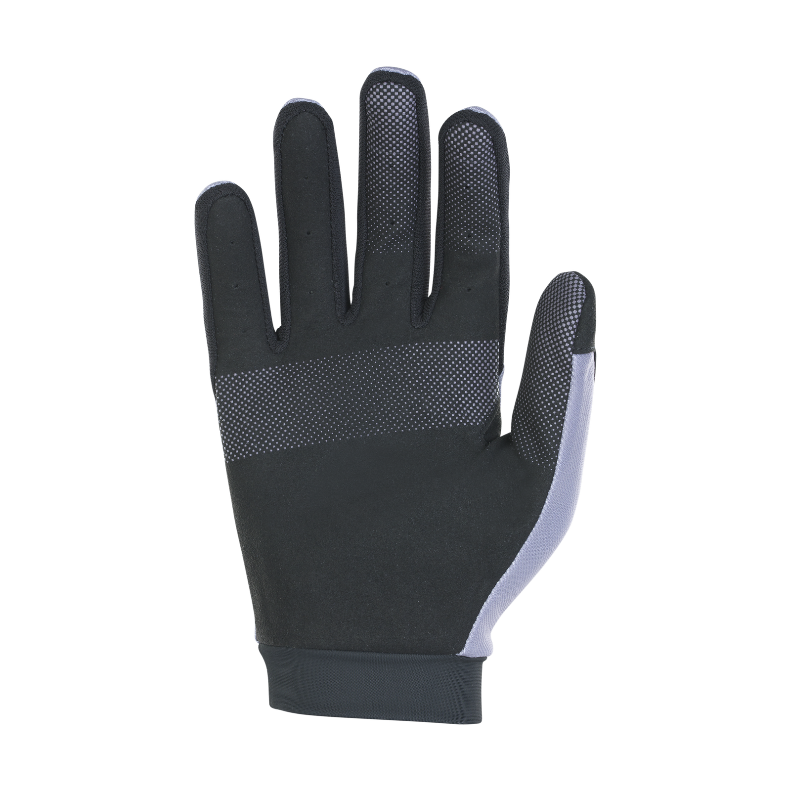 ION Logo Bike-Handschuhe Vollfinger in dunkelgrau mit Silikon-Grip und Mesh-Belüftung