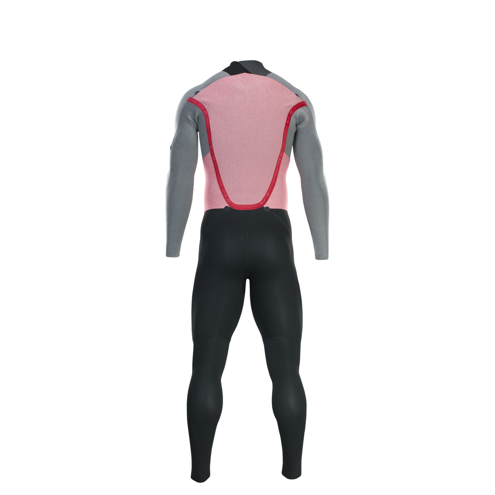 ION Element combinaison néoprène 3/2mm fermeture dorsale en anthracite, gris et rose