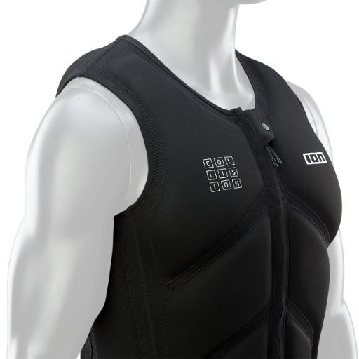 Collision Vest Core Front Zip - 900 black - 140/10