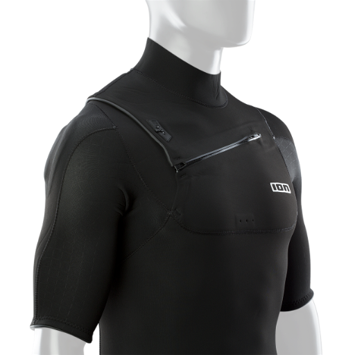 Protection Suit 3/2 SS Front Zip - black - 48/S