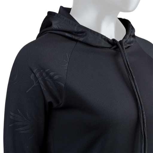 Wetshirt Hood LS women - 900 black - 34/XS
