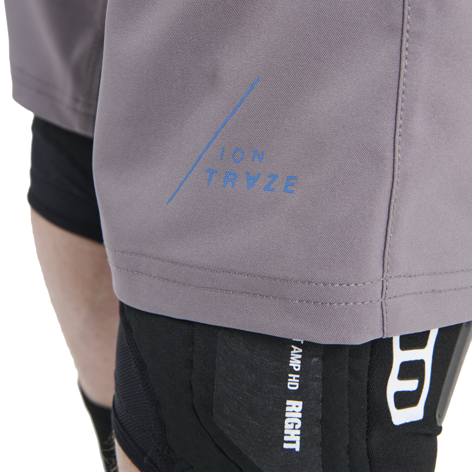 ION Traze short MTB homme en gris anthracite pour le vélo de montagne vue détail