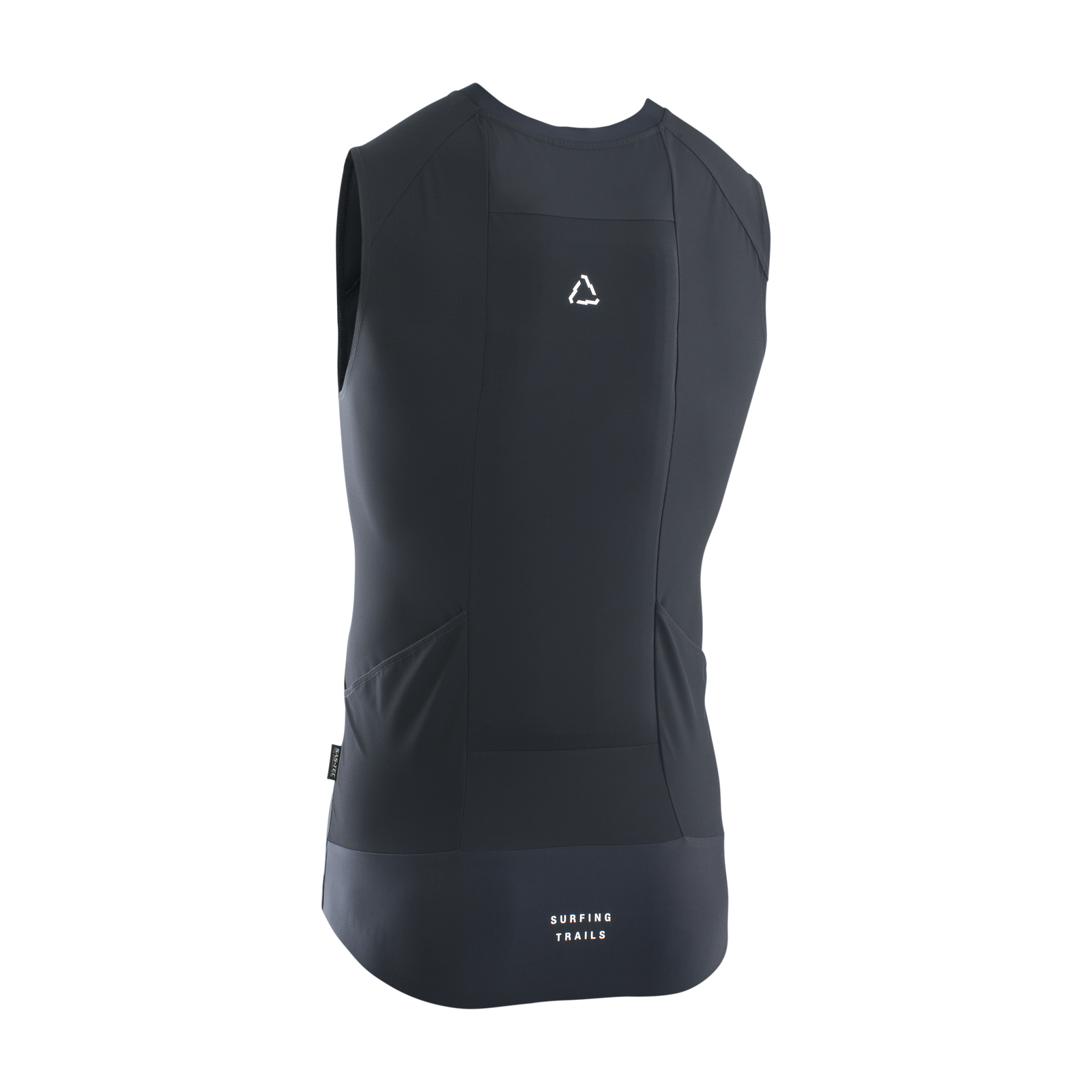 ION Amp back protector tank unisex in black with SAS-TEC L1 back protection