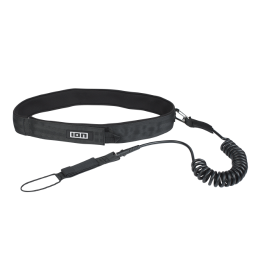 Wing/SUP Leash Core Coiled Hip - black - S-M(10')