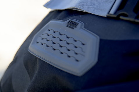 ION Gearbag TEC dettaglio pannello di ventilazione Bag Breeze 2.0 in blu navy