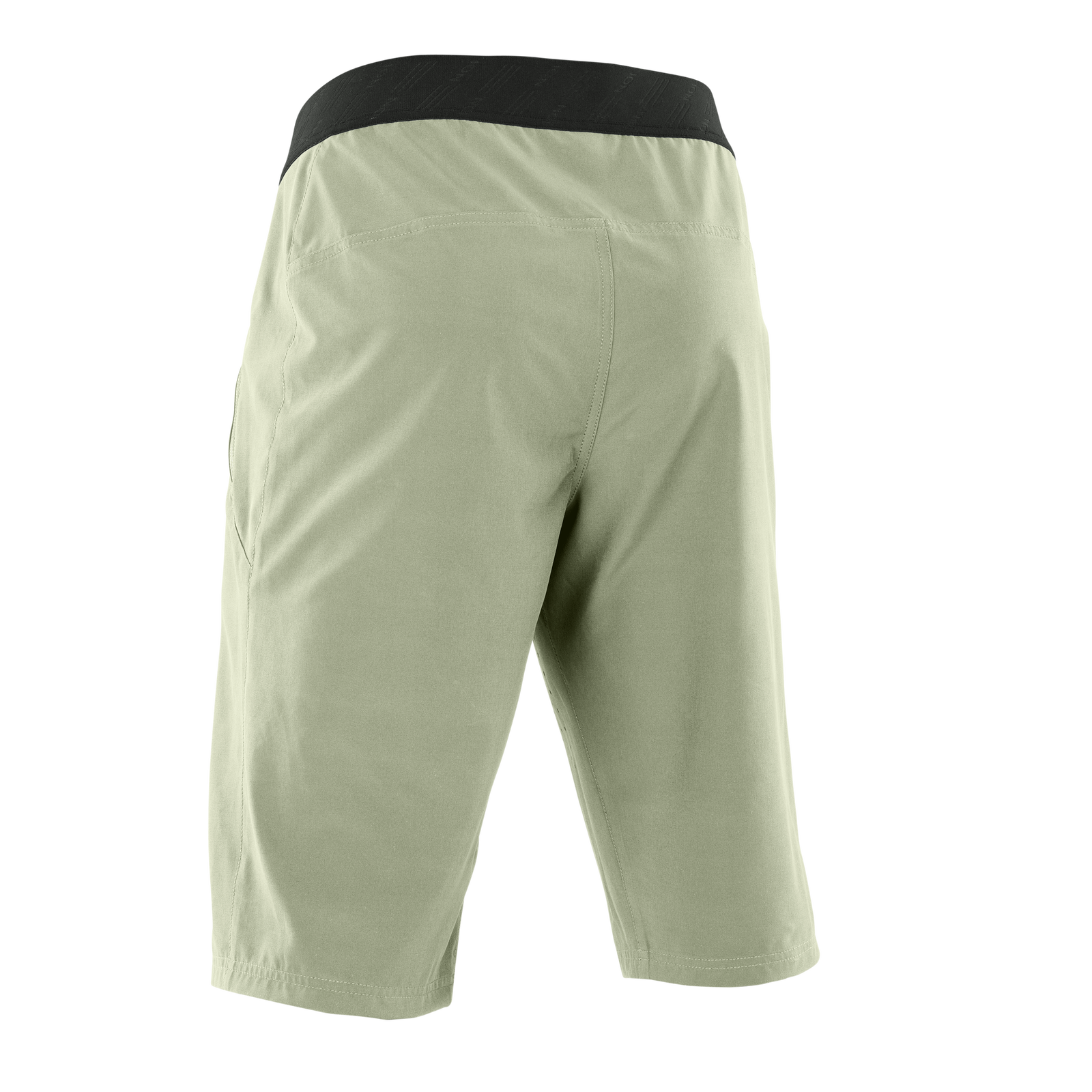 ION Bike Shorts TECH Logo men cycling shorts in sage green and black for mountain biking
