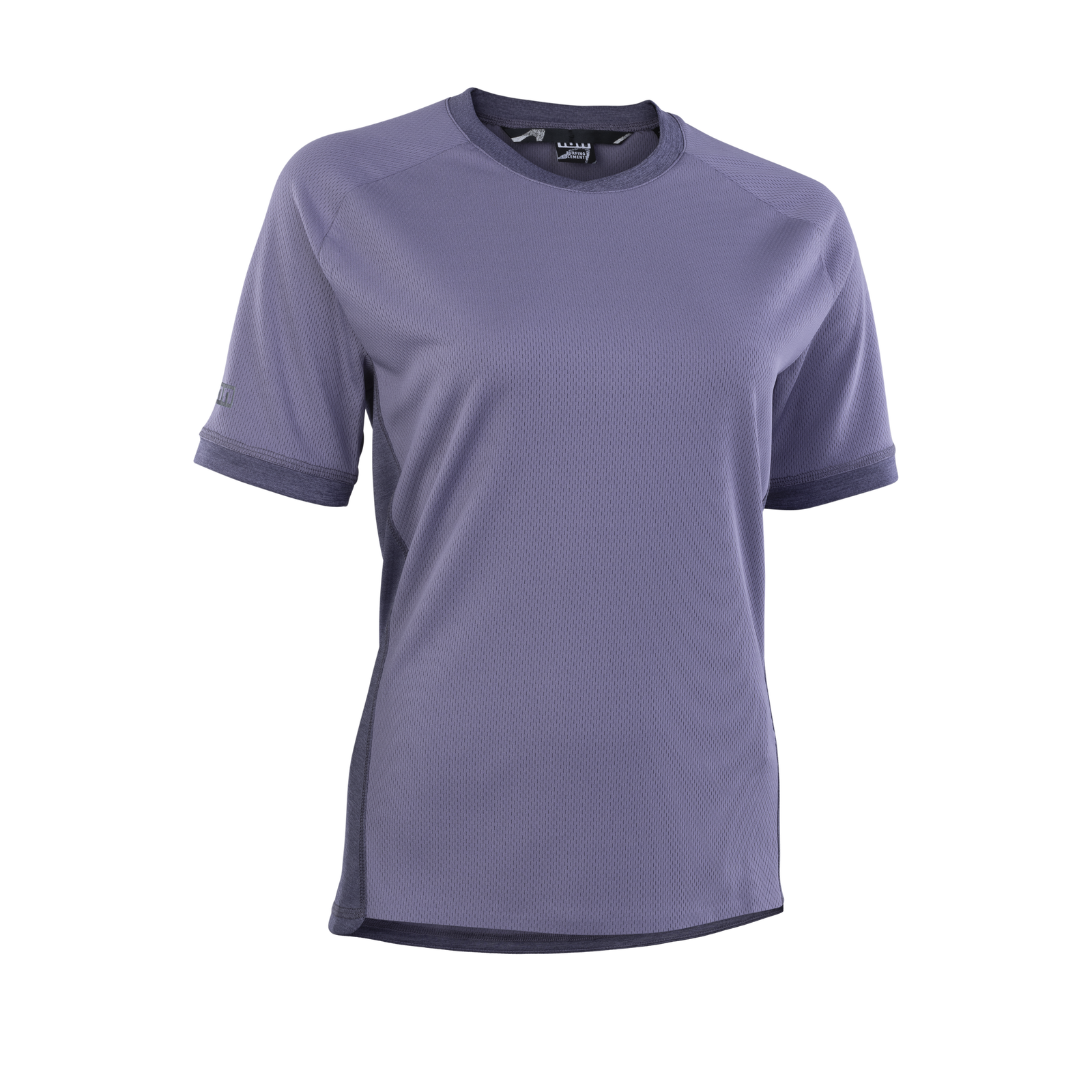 ION Bike TECH Logo SS women's cycling jersey in dusty purple for mountain biking
