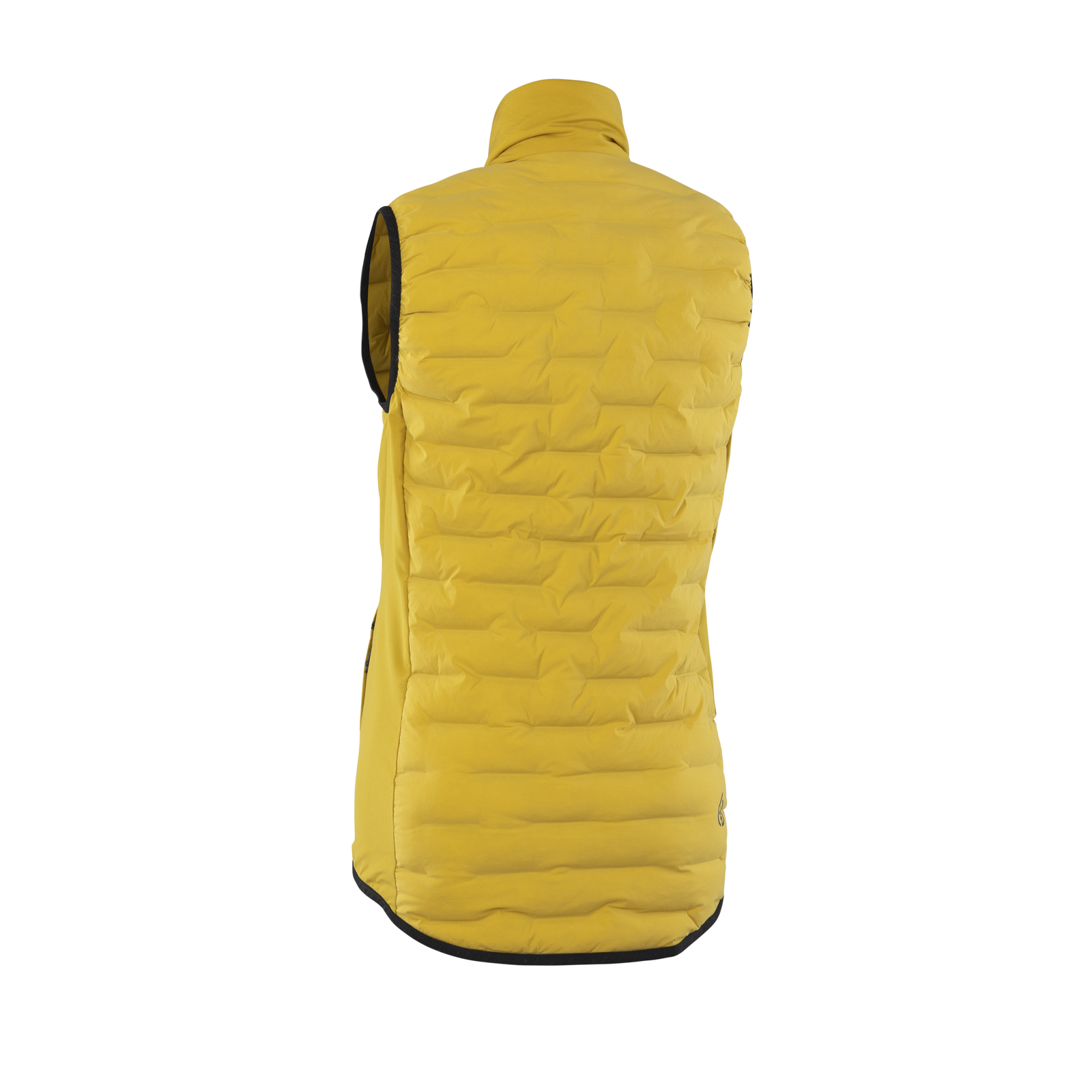 ION Bike Vest Thermolite Hybrid Shelter Damen Radweste in goldgelb – Rückansicht