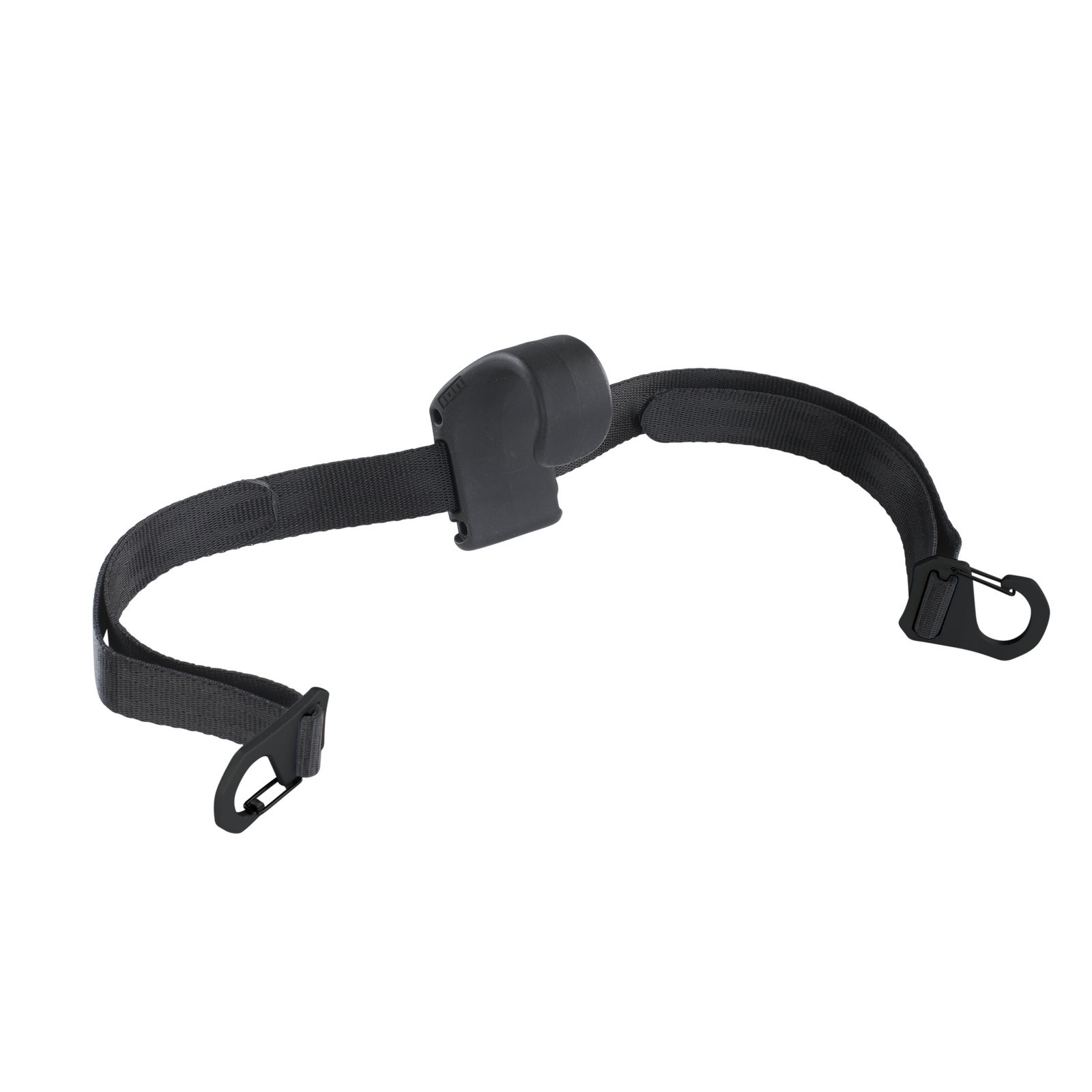 ION Wing Hip Belt Hook waist harness accessory in black with sliding removable hook for wing foiling