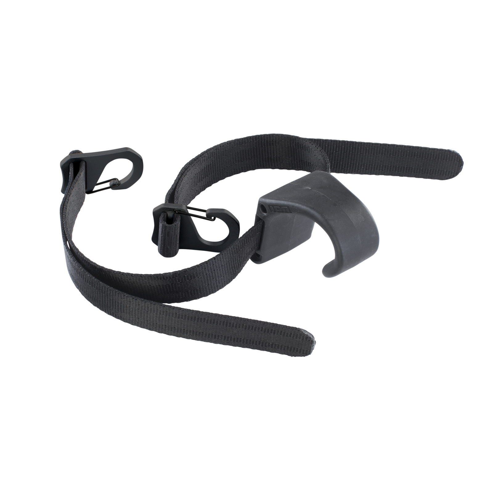 ION Wing Hip Belt Hook waist harness accessory in black with C-shaped spreader hook