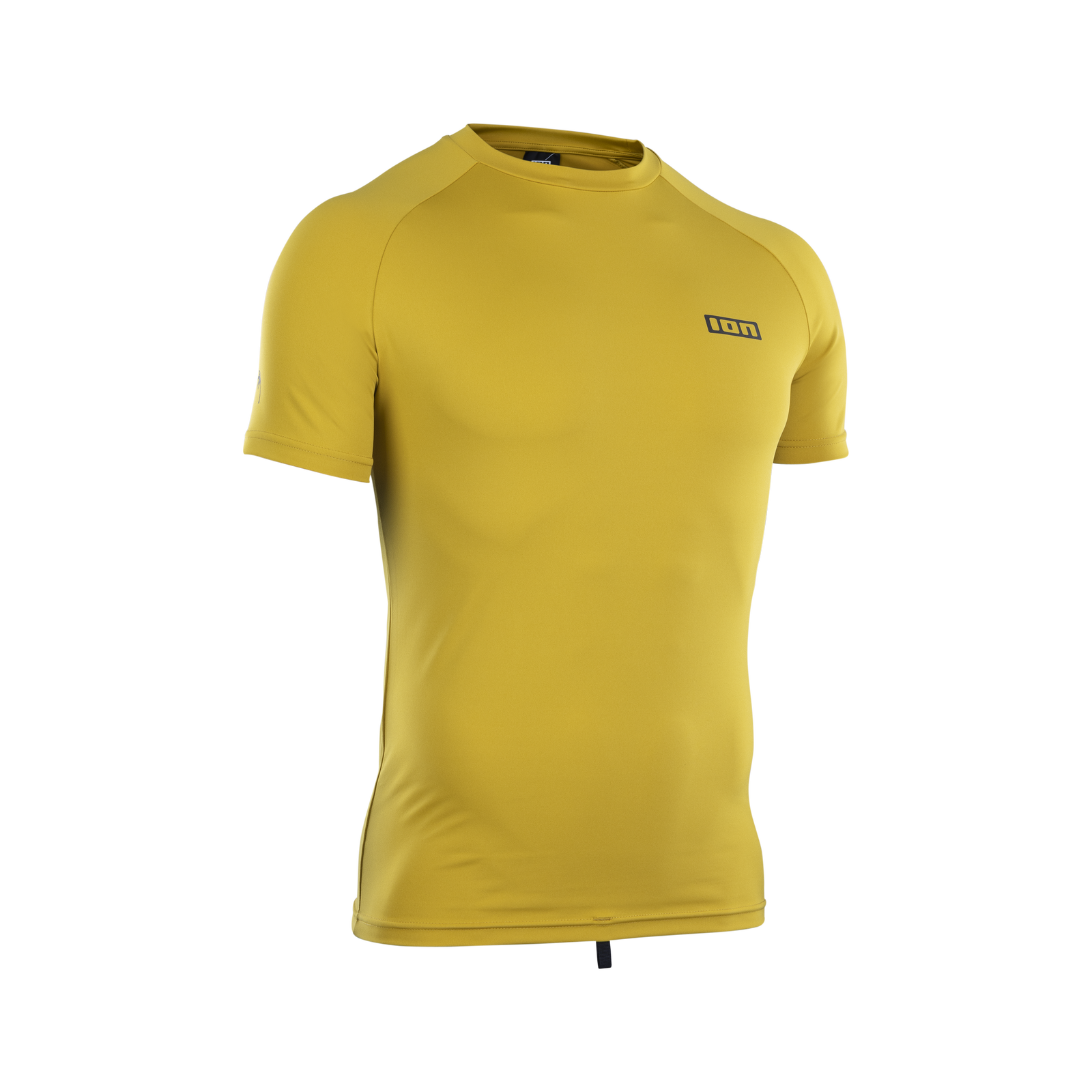 ION Water Rashguard SS homme haut UV manches courtes en jaune olive
