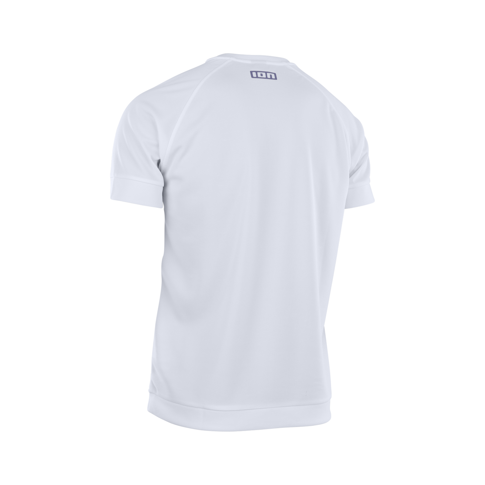 ION Wetshirt SS men short sleeve rash guard in white – back view