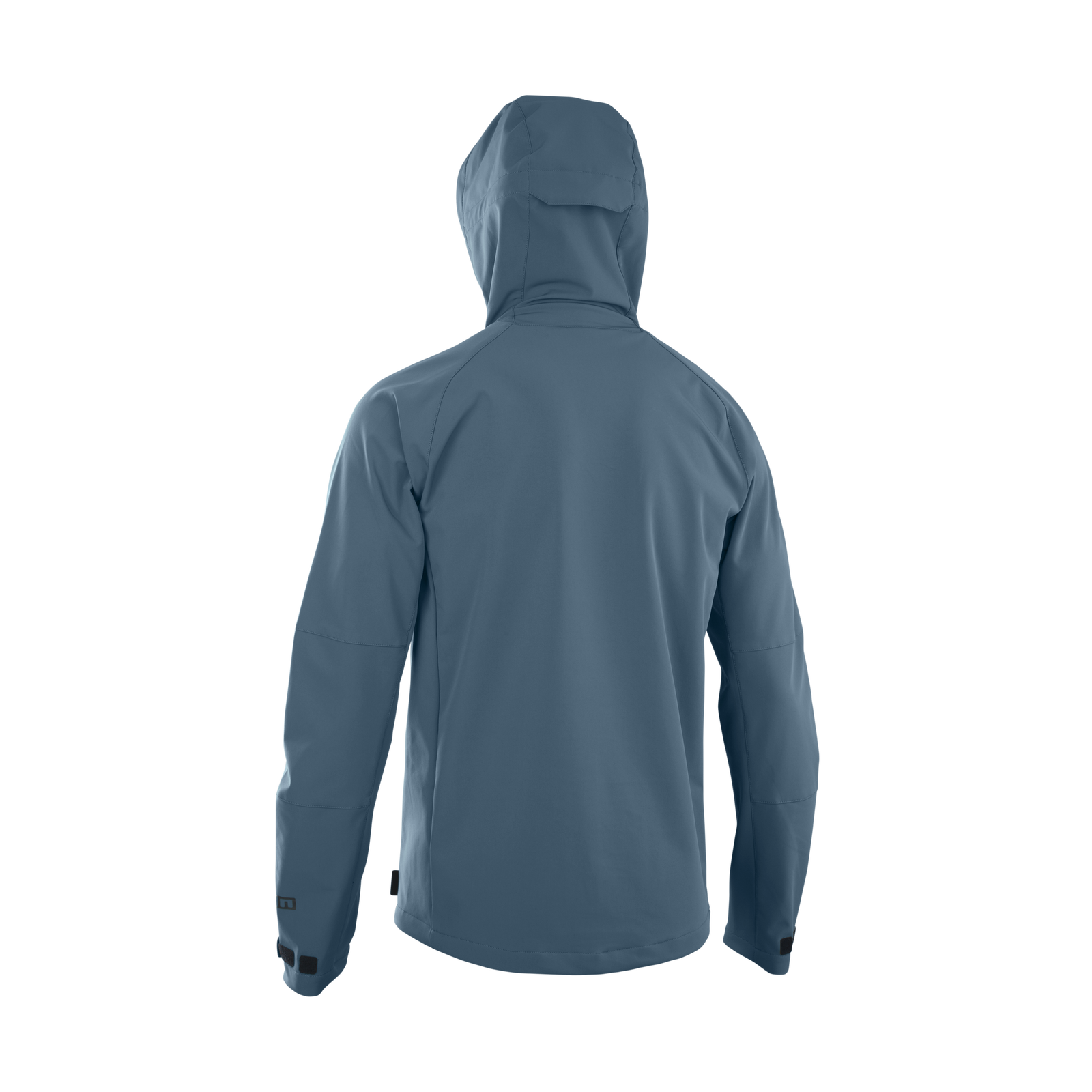 ION Bike Shelter 2L Softshell men's cycling jacket in slate blue for mountain biking back view