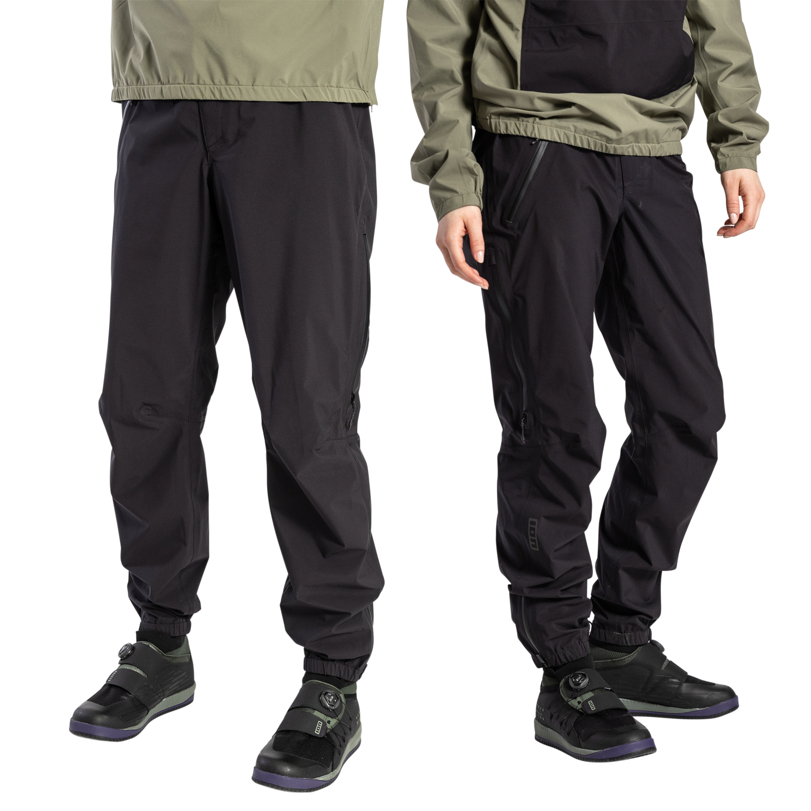 ION Bike Shelter Lite 2.5L Regenhose unisex in schwarz für Mountainbiking
