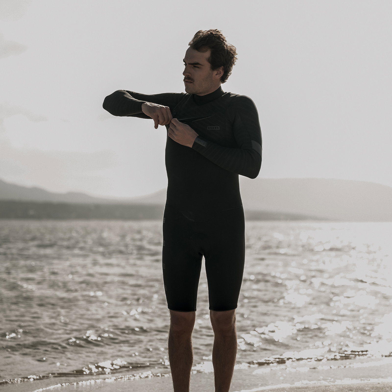ウェア JON Men Wetsuit Seek Core 3/2 Shorty LS Front Zip | ION Water