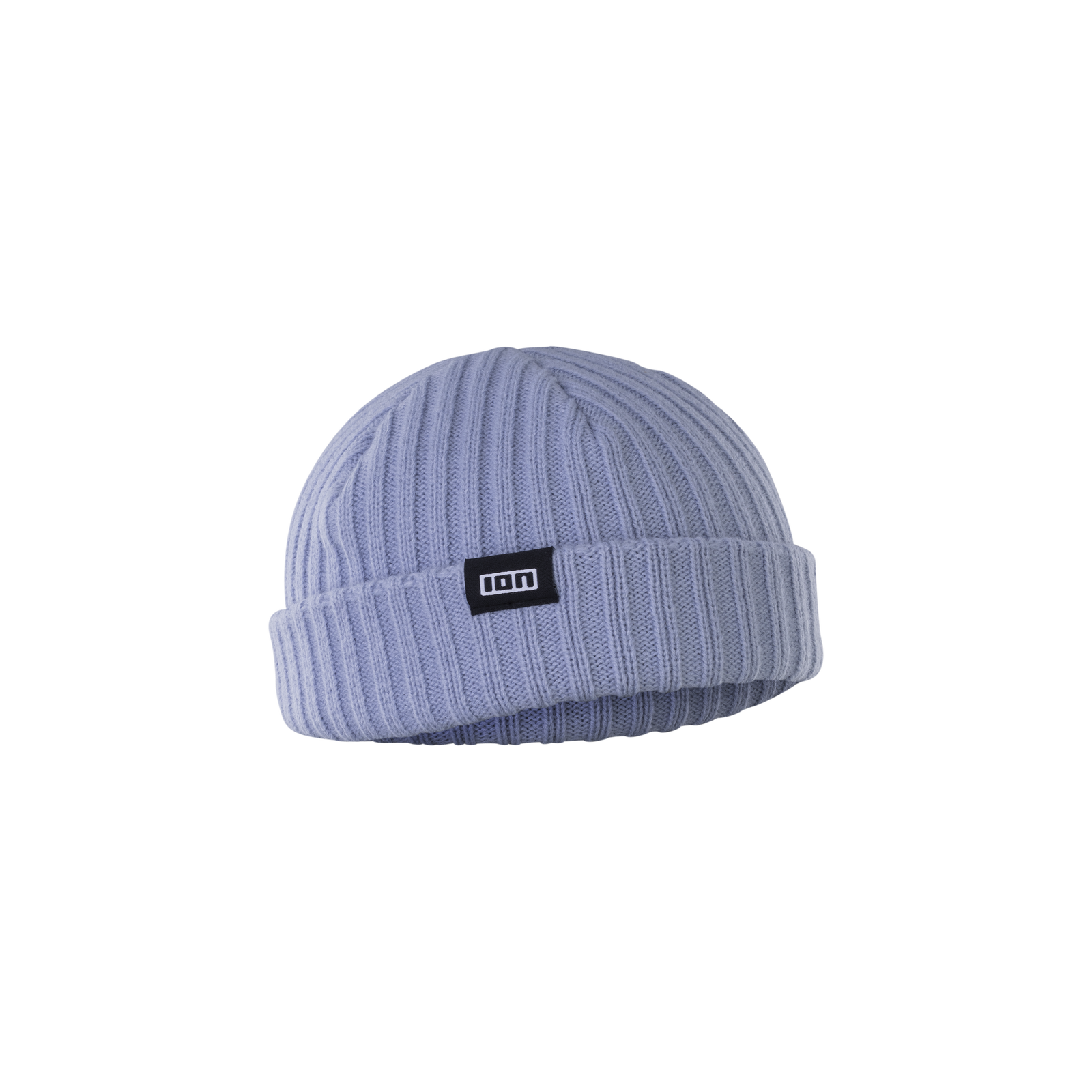 ION Ionic Fisherman beanie onesize in steel blue with ribbed knit and folded cuff