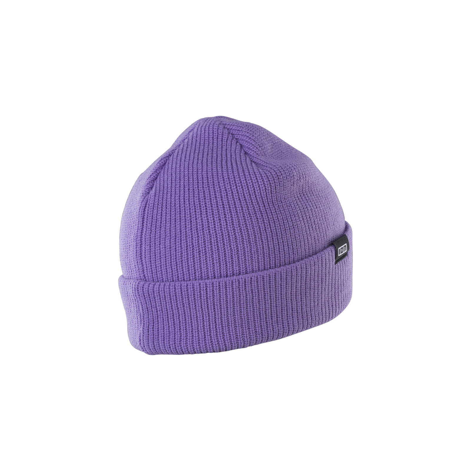 ION Ionic beanie onesize in lilac with roll-up cuff and ION logo patch