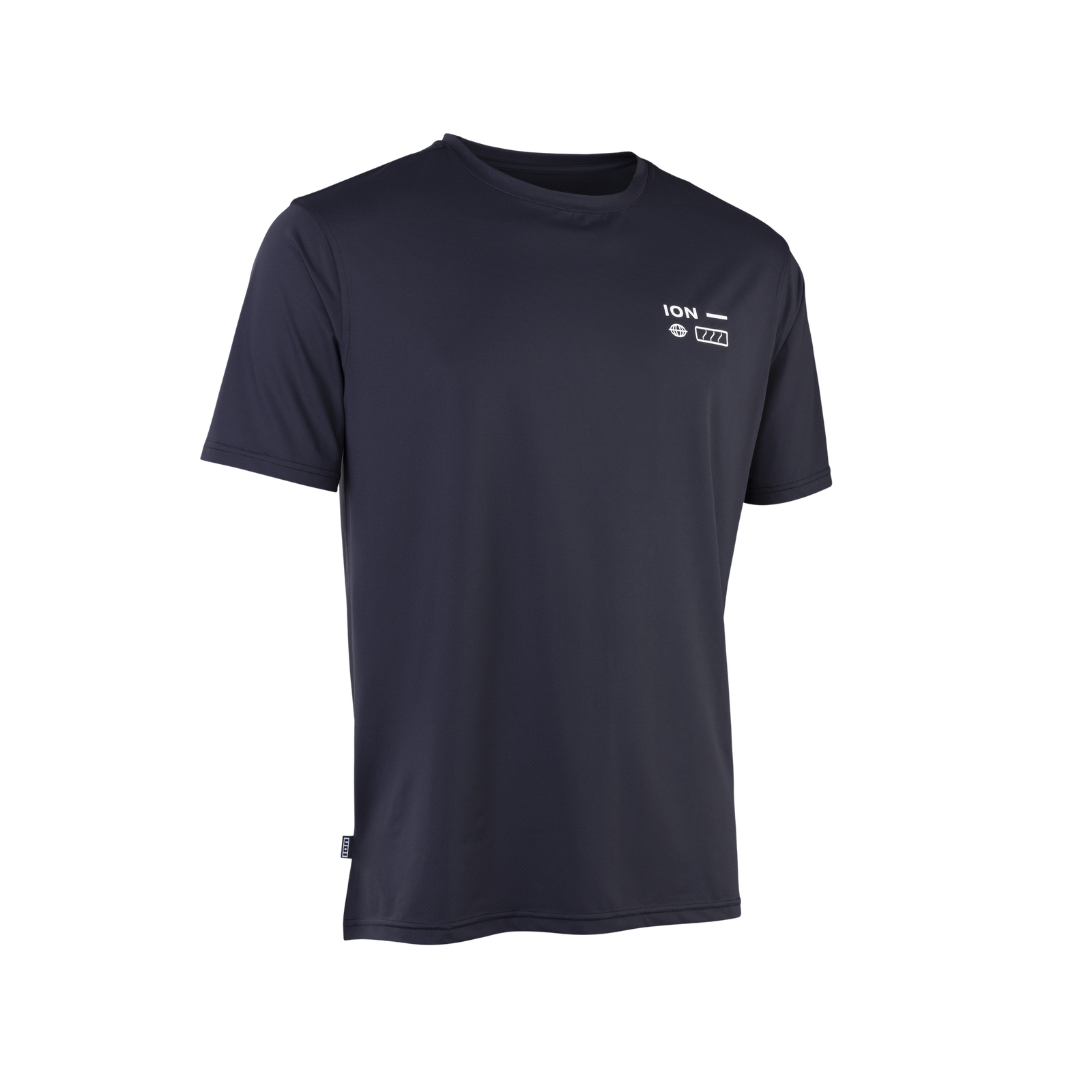 ION Bike Ionic Graphic SS men's cycling jersey in dark navy for mountain biking