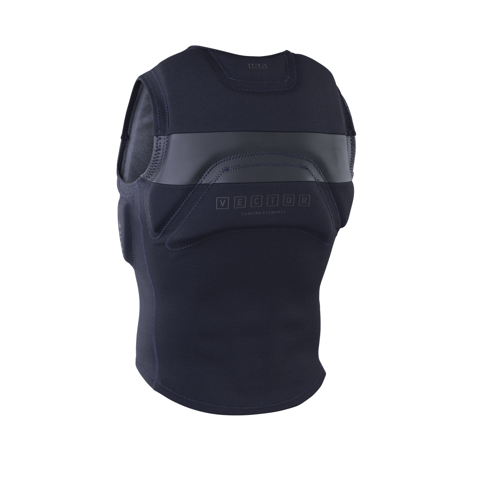 ION Vector Select impact vest with front zip in black