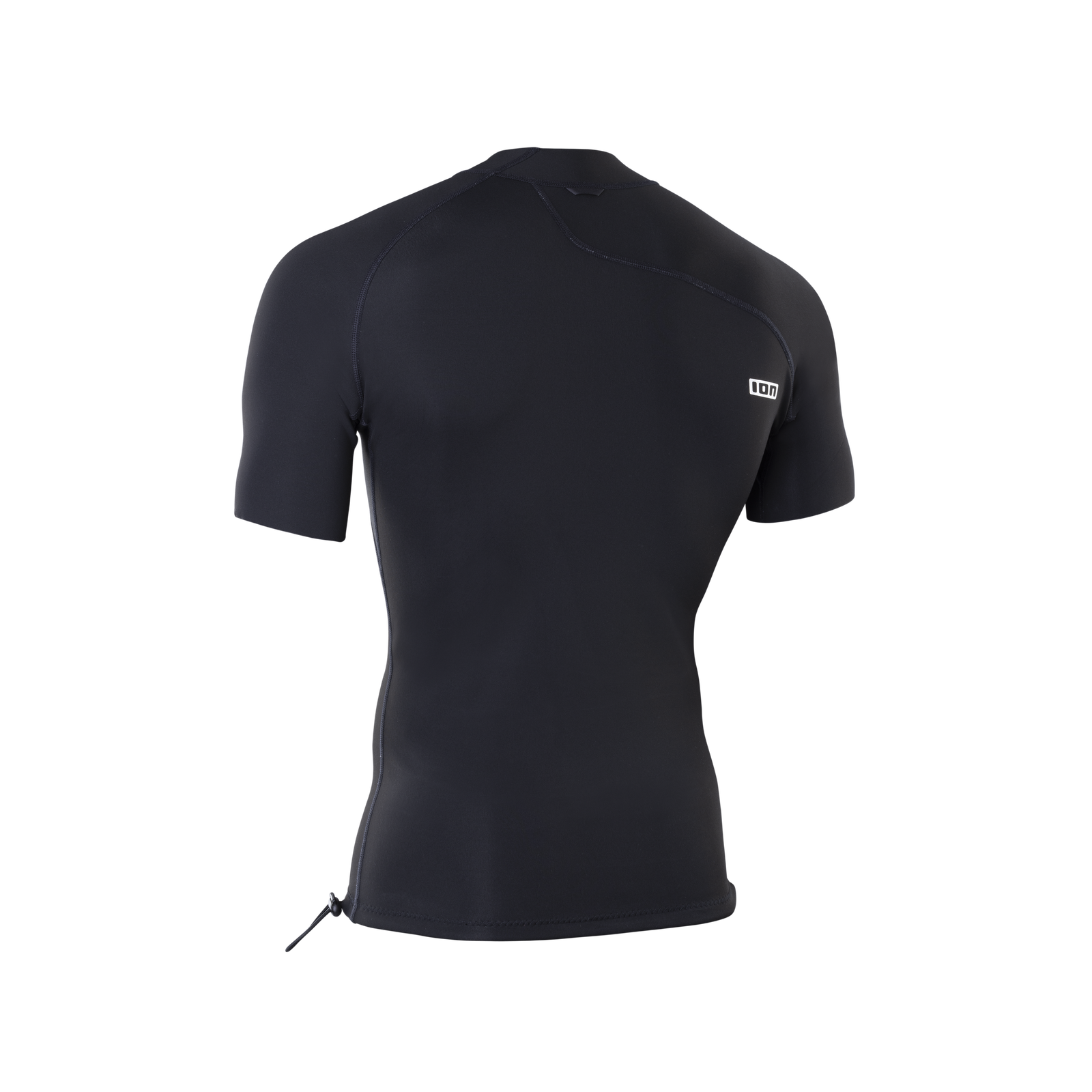 ION Neo Top 0.5 short sleeve men's neoprene top in black – back view