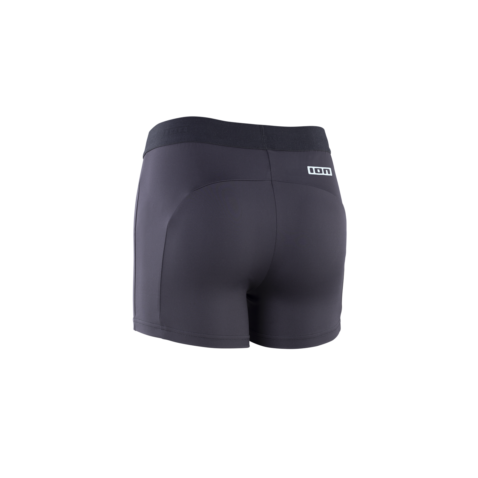ION Bottom Rashguard Shorts women in dark charcoal, back view