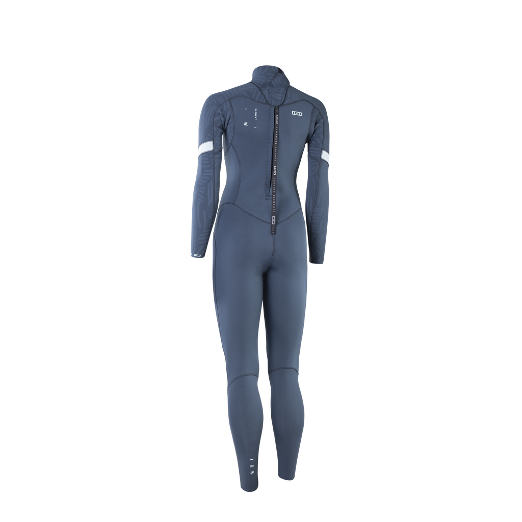 Combinaison De Surf ION Wetsuit Element 5/4 Back Zip Femme - Taille L, Neuf, Noir, Manches Longues