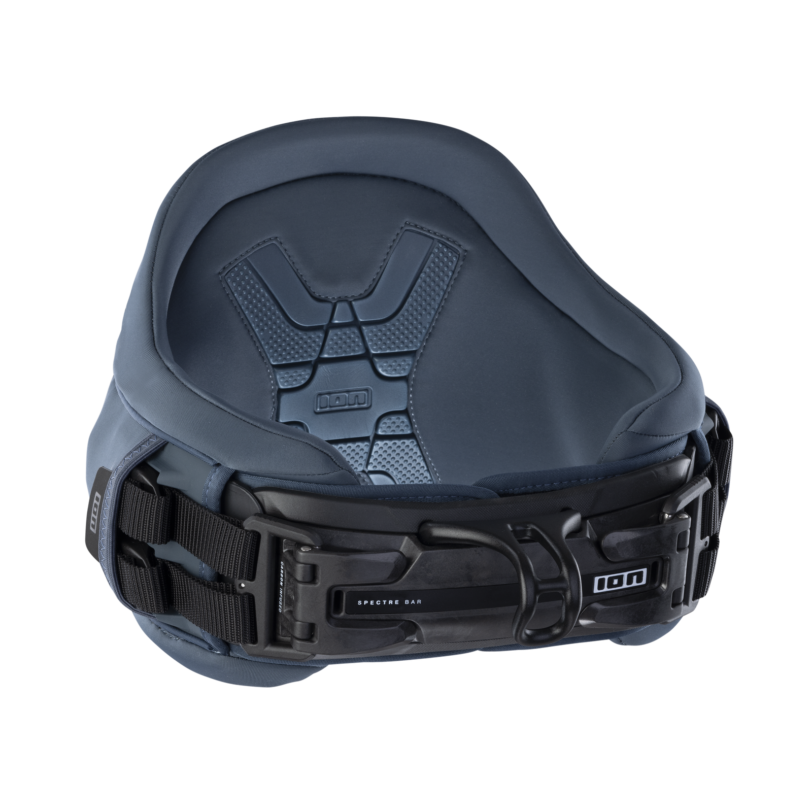 ION Muse seat harness in blue nights with Spectre Bar 2 back view