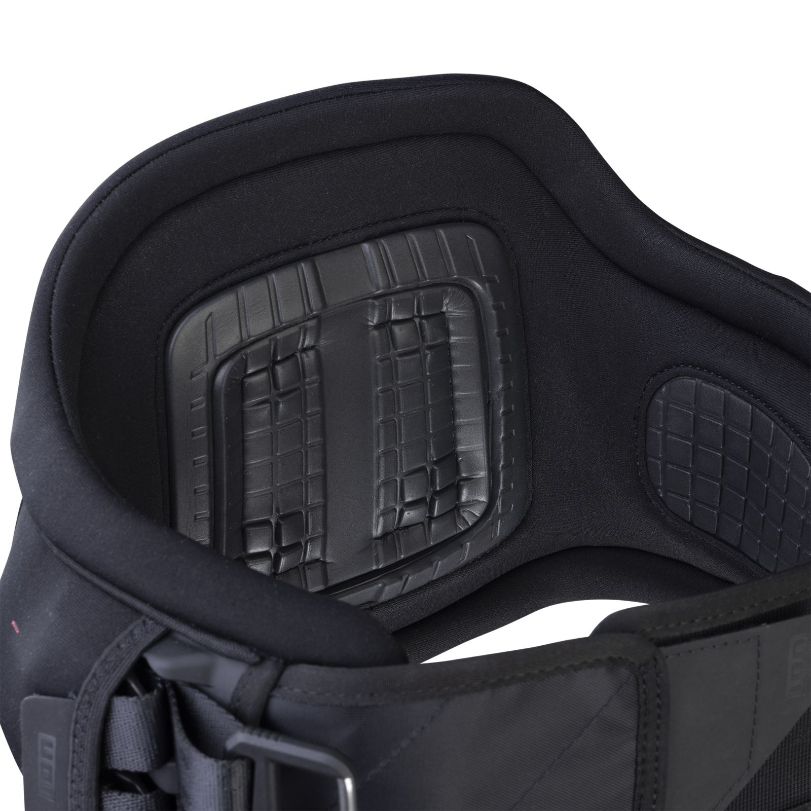 ION Jade waist harness in black with Ergo Pad spine protection detail
