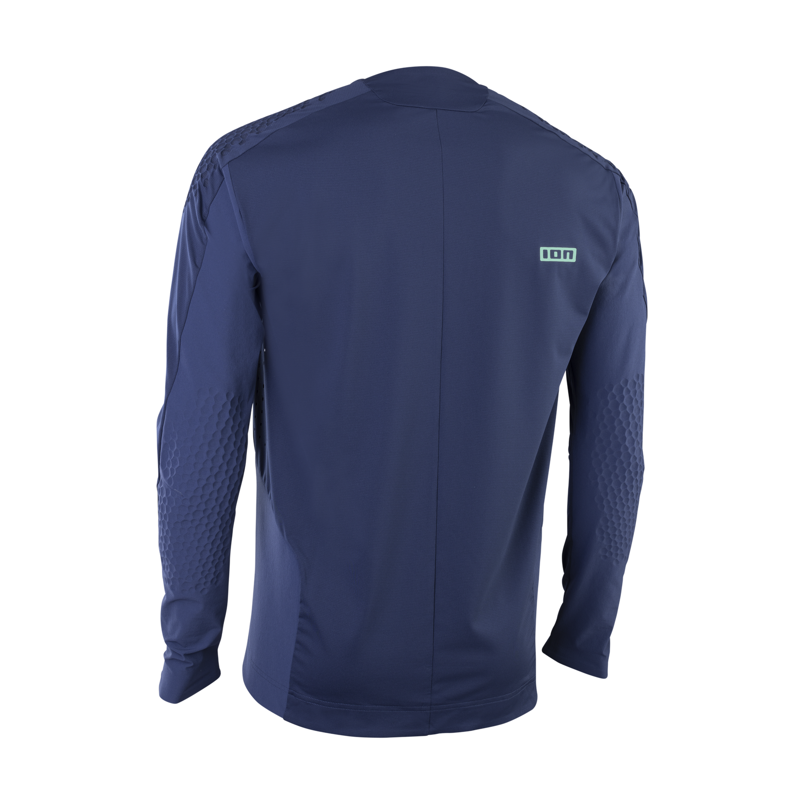 ION GRDXKN Scrub Select long-sleeve bike jersey in navy blue for downhill and mountain biking