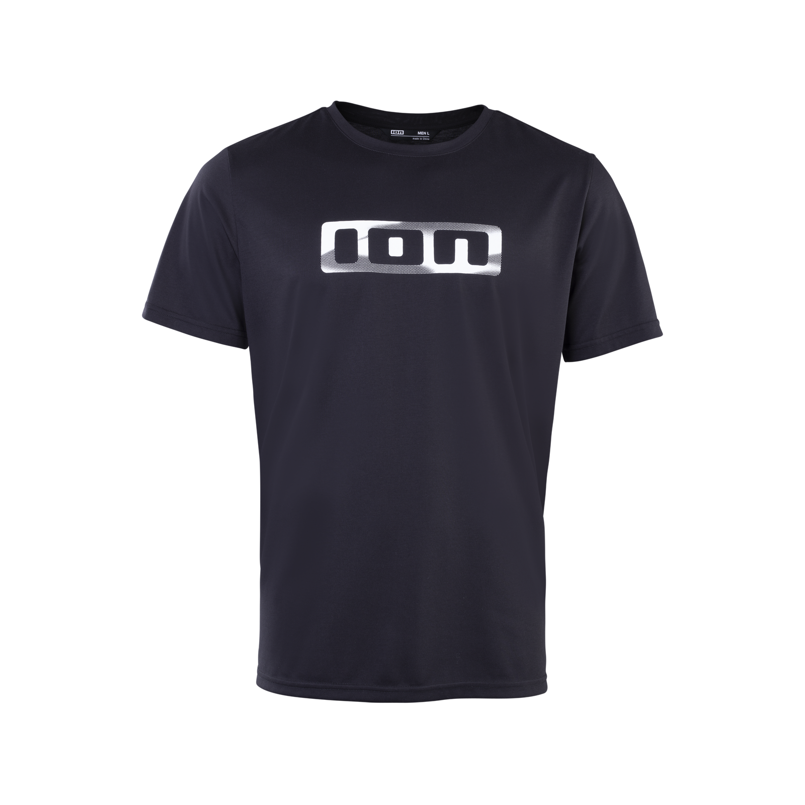 Maglia ciclismo ION Ionic manica corta uomo in blu navy scuro con logo argento