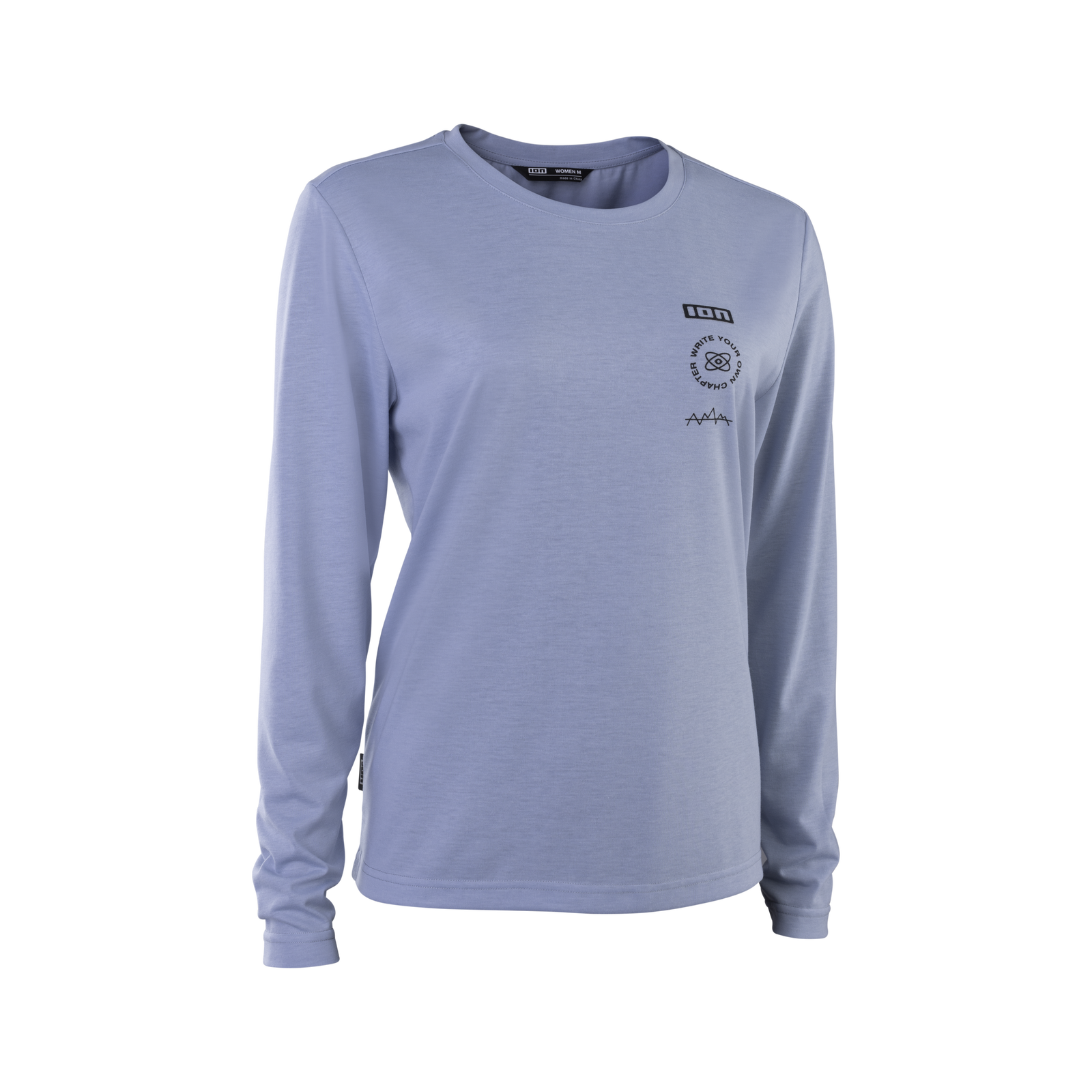 ION Bike Ionic maillot vélo manches longues femme en bleu ardoise pour le VTT