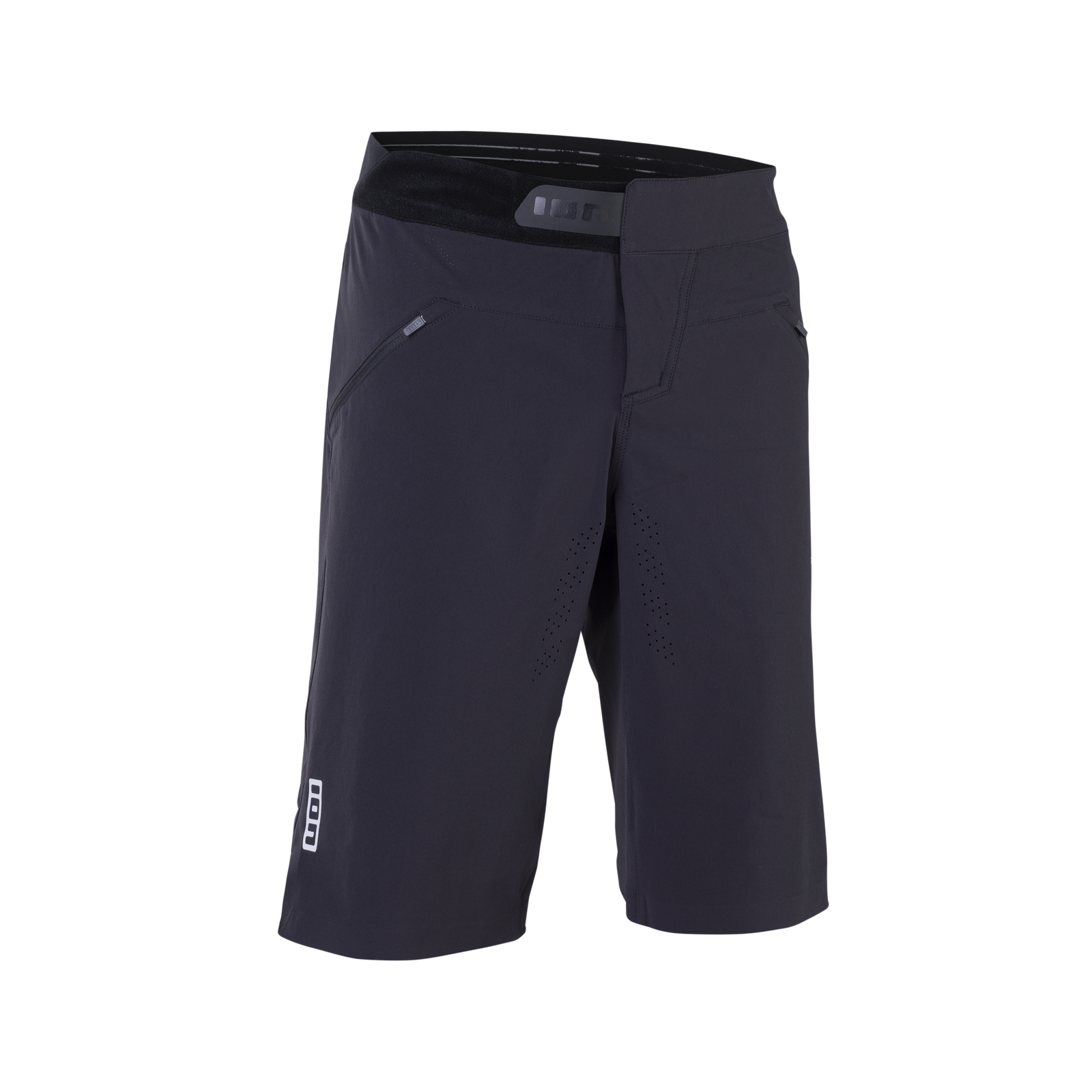 ION Bike Traze Amp cycling shorts men in charcoal black for mountain biking