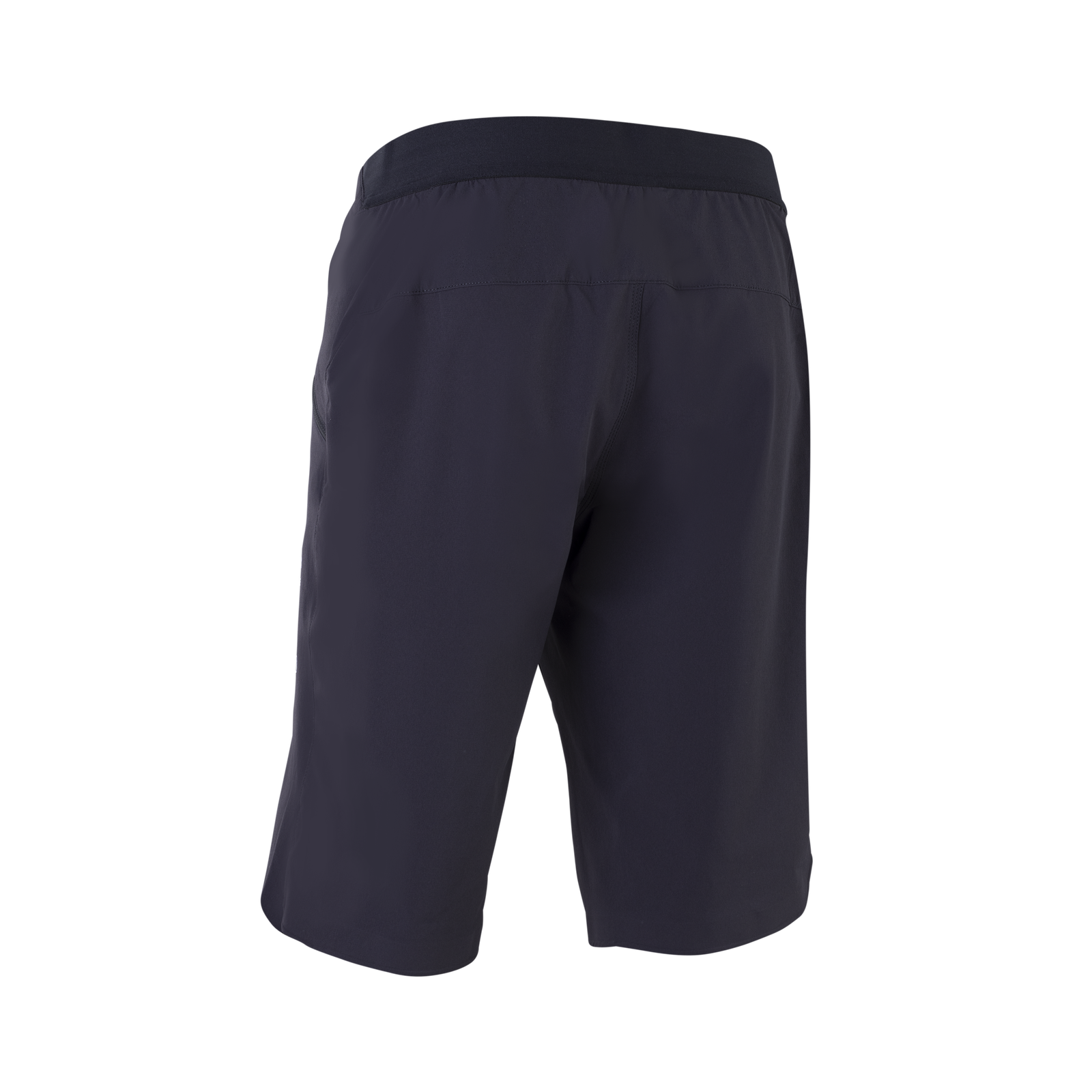 ION Bike Traze Amp men's cycling shorts in black for mountain biking — back view