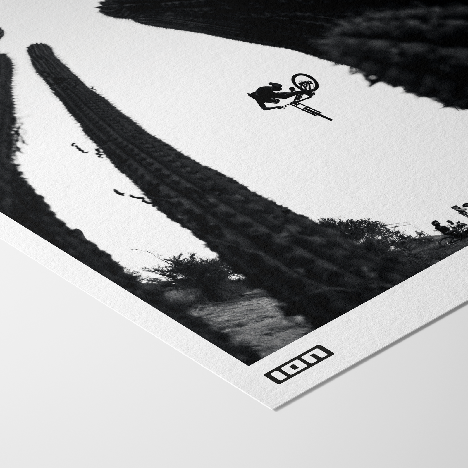 ION Bike No Straight Lines fine art print A4 21x29.7cm in black and white