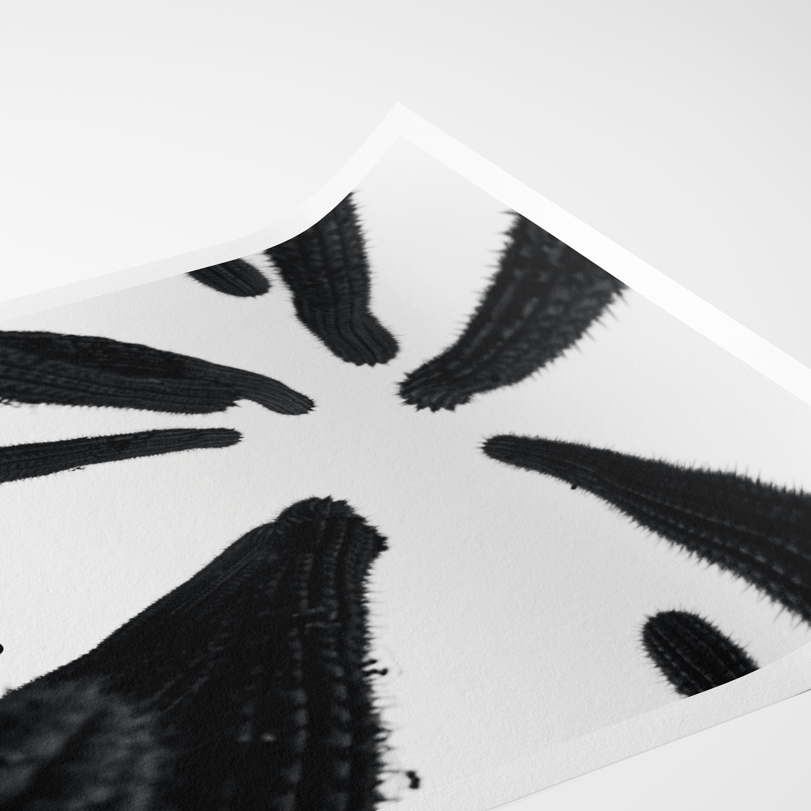 ION Bike No Straight Lines fine print 21x29.7cm in black and white