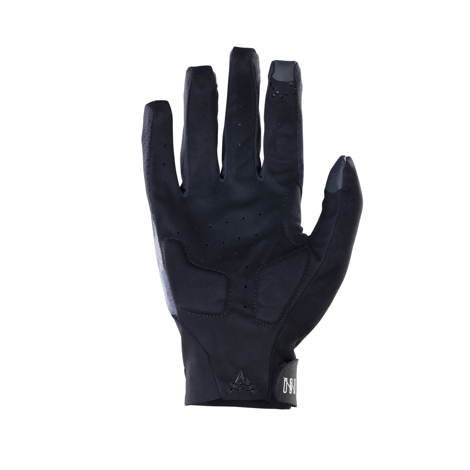 ION Bike Traze Unisex Fahrradhandschuhe Vollfingerhandschuh in schwarz, Palmenansicht
