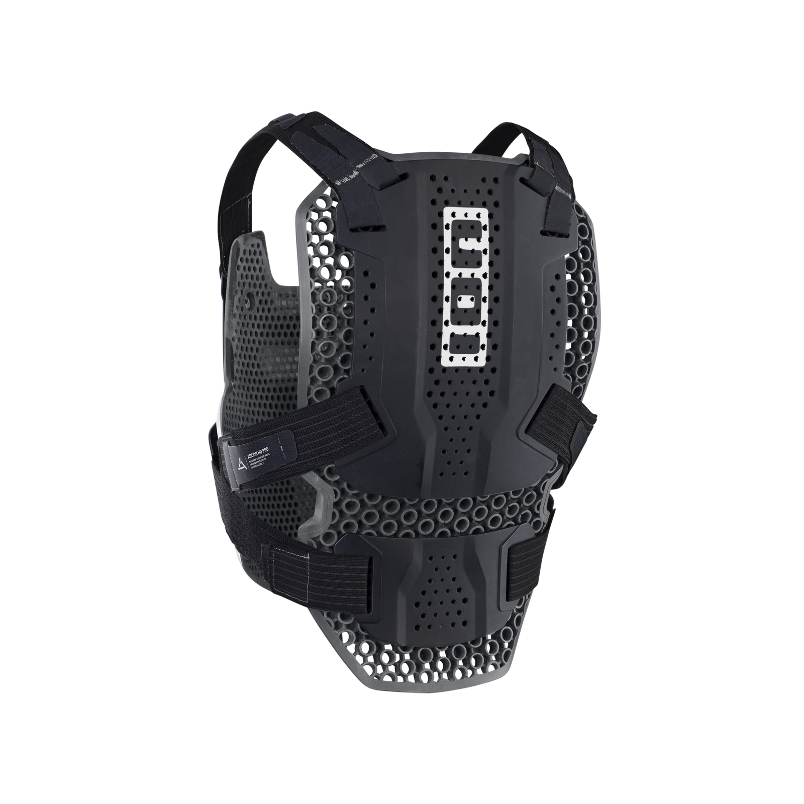 ION Bike ARCON HD Pro chest and back protector in black with RE ZRO foam padding