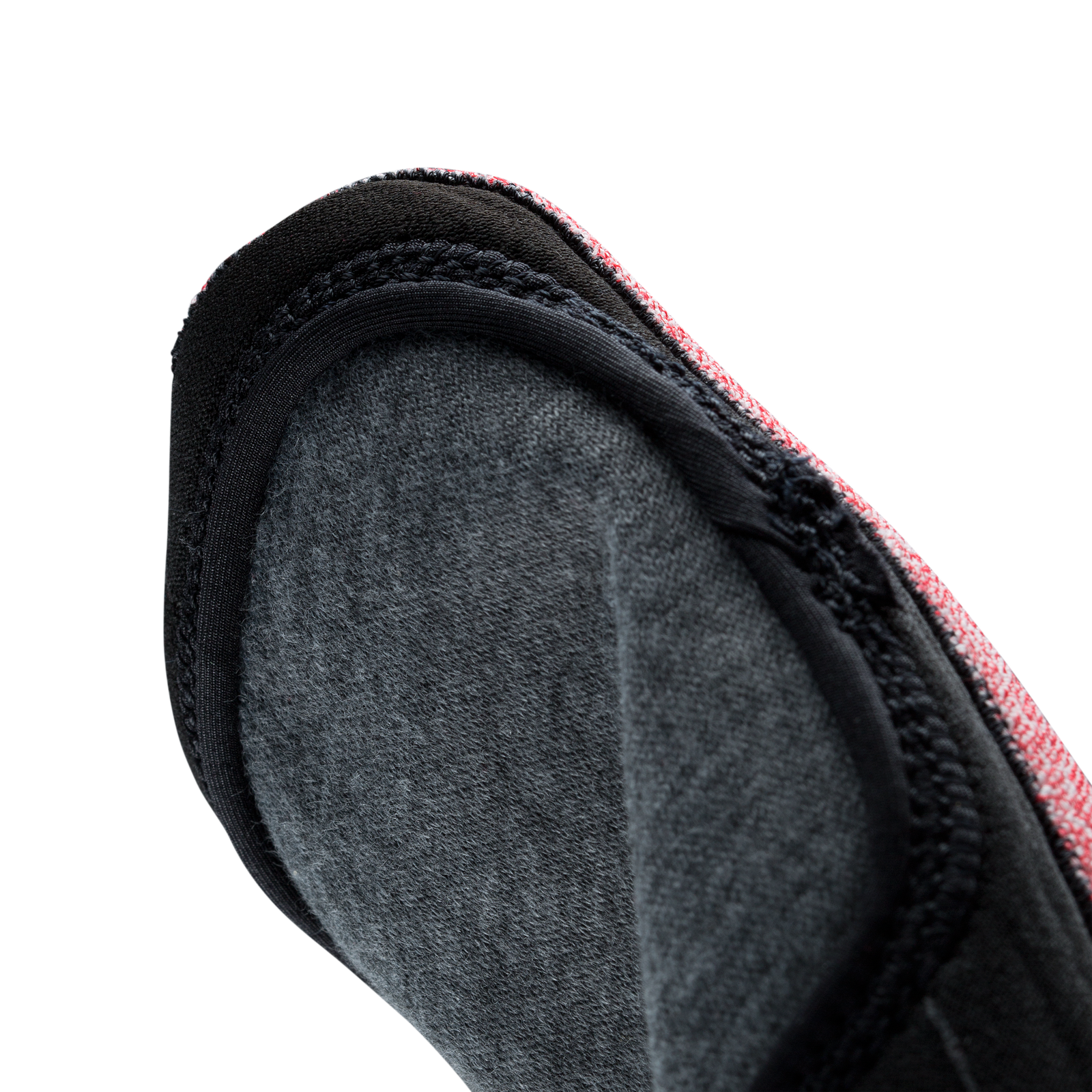 ION Water Arctic gants néoprène 5mm vue détail doublure paume et fermeture éclair en noir et rose