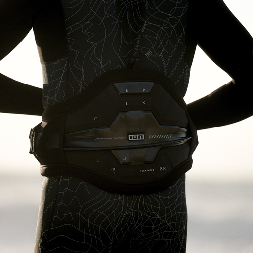 Harnais de taille ION Apex en noir avec soutien lombaire Ergo Pad et barre Spectre Bar 2