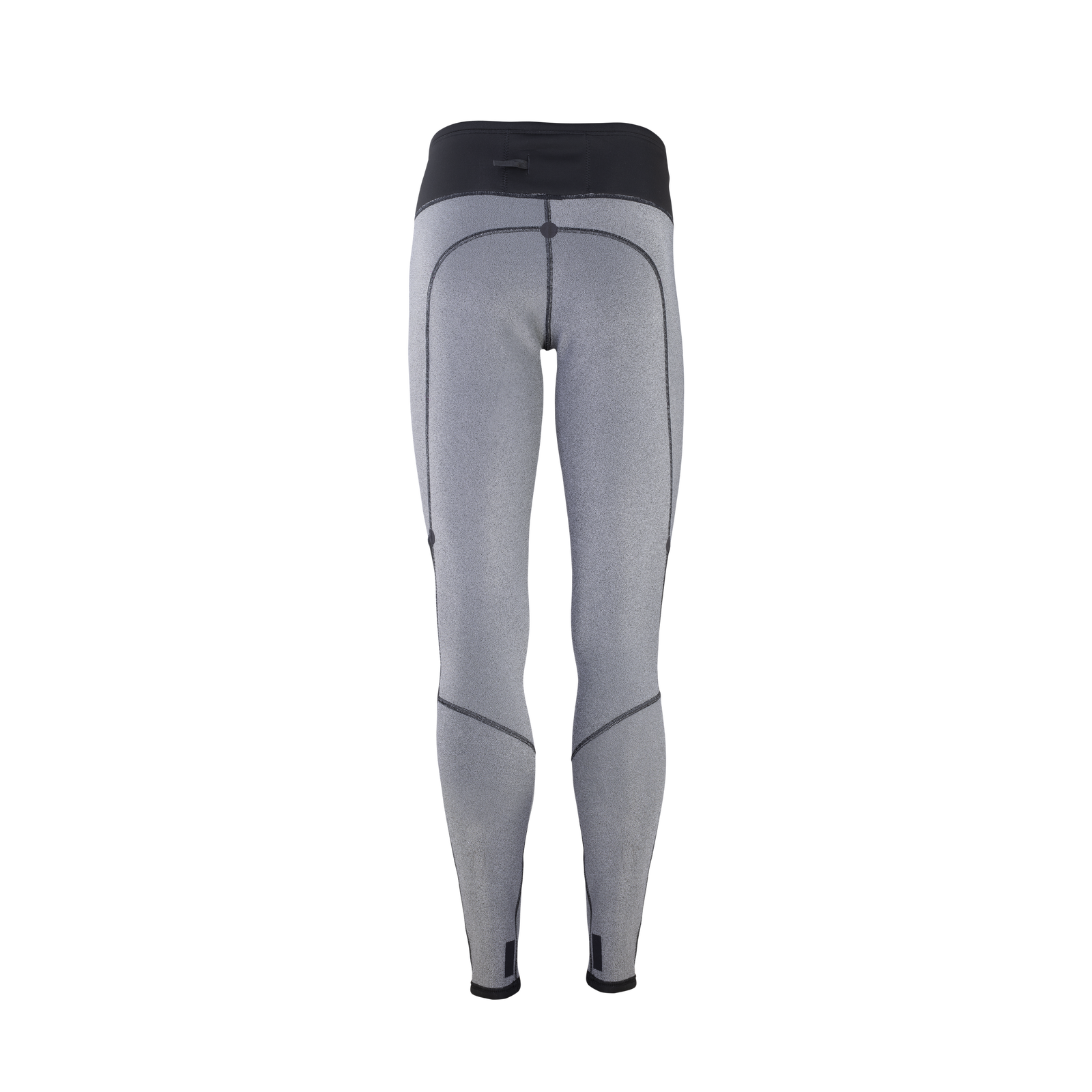 ION Amaze Long Pants 1,5mm Neopren-Hose Damen in heather grau und schwarz – Rückansicht