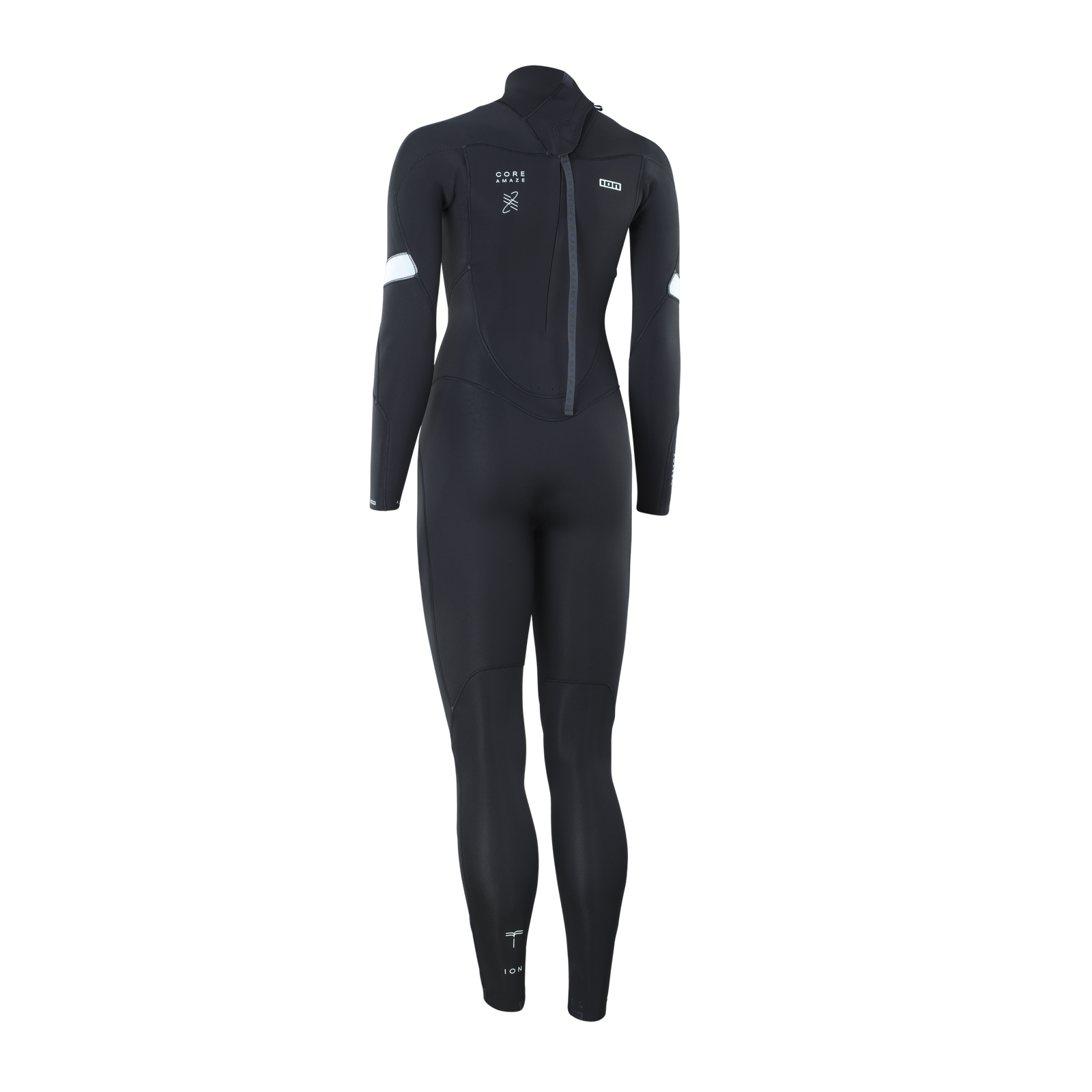 ION Amaze Core muta integrale donna 5/4mm con zip sul dorso in nero