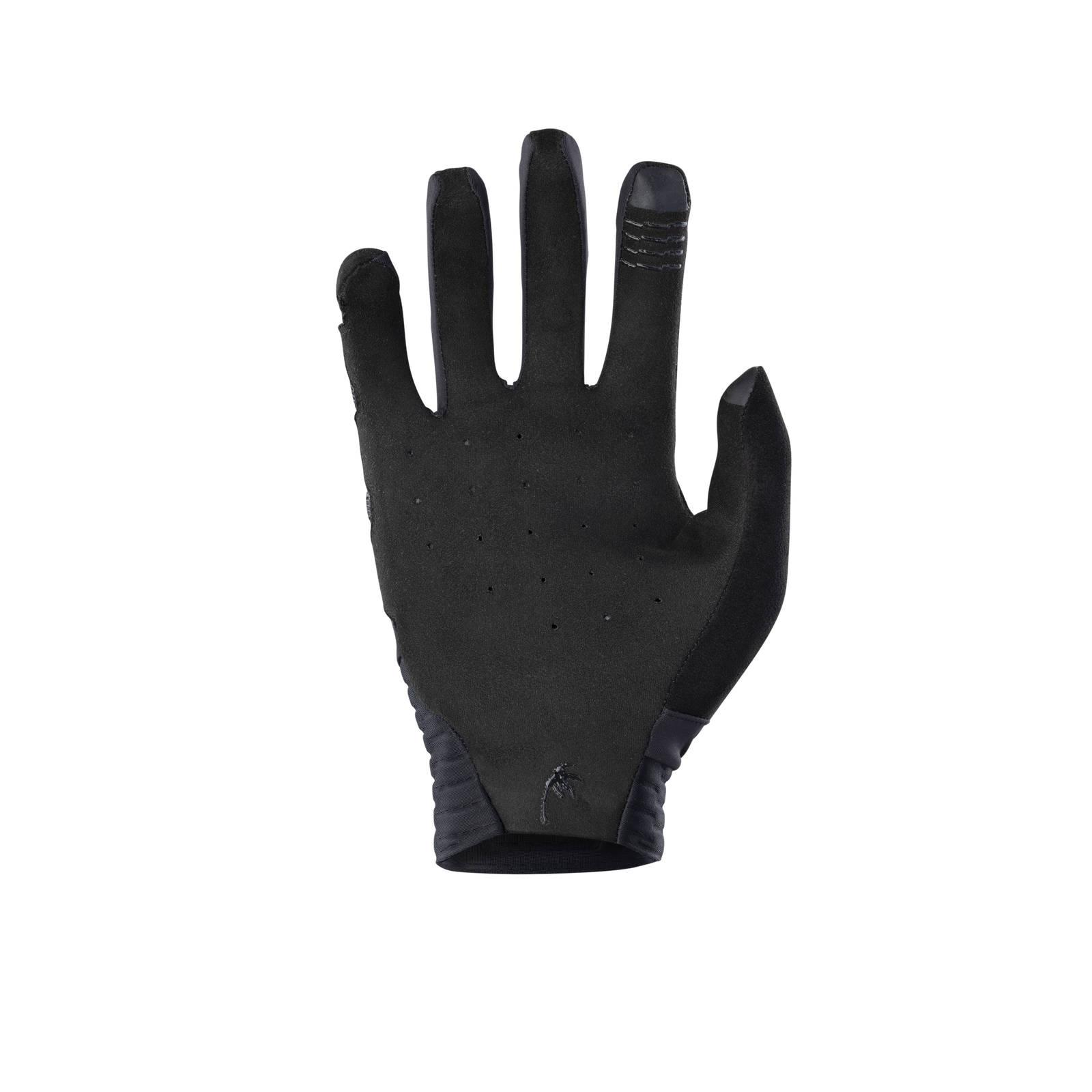 Guanto MTB dita intere ION Bike Scrub Amp in nero con palmo KUNG-FU e protezione nocche TPR